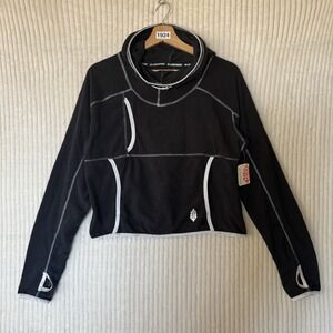 Sold Free People Funnel Neck Hoodie Sz na s